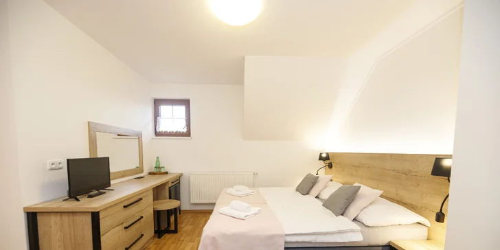 Aktívna alebo oddychová dovolenka v Kašperských Horách: pobyt so stravou aj wellness