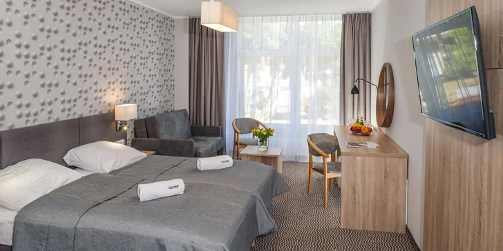 Relax pri Balte kúsok od pláže: neobmedzený wellness, polpenzia a balíčky vrátane procedúr