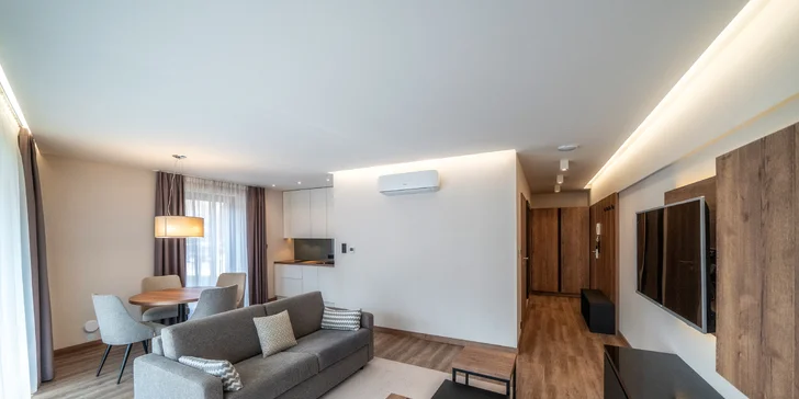 Pobyt v poľských Beskydách: apartmány blízko svahu, raňajky aj vstup do wellness