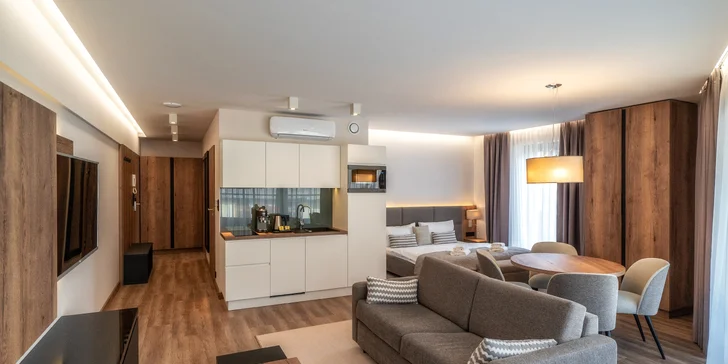 Pobyt v poľských Beskydách: apartmány blízko svahu, raňajky aj vstup do wellness