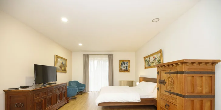 Romantický pobyt v apartmánoch v hoteli Zámeček na Čeladnej: raňajky a privátne wellness