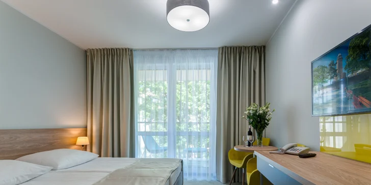 Dovolenka v Kolobřehu: hotel kúsok od pláže, raňajky aj zľava na procedúry