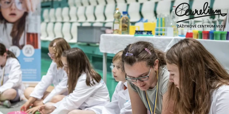 Vstupenky na vedecký workshop pre deti s pomôckami pre malých géniov