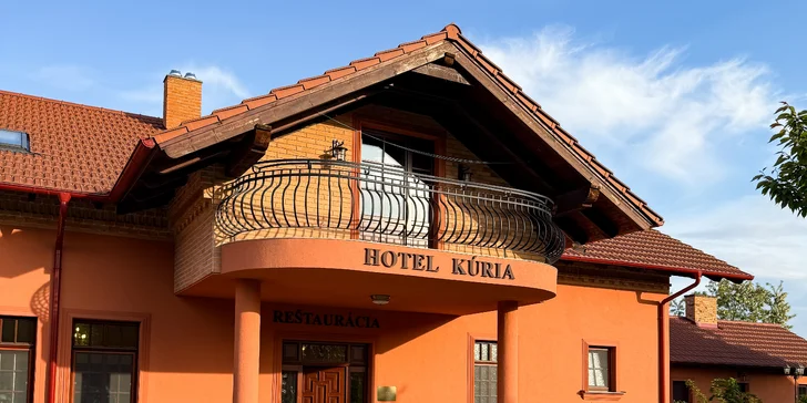 Historická kúria na skok od Slnečných jazier s možnosťou polpenzie a privátneho wellness
