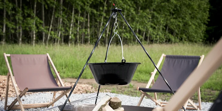 Moderná chata v južných Čechách: vlastná sauna, vírivý sud a kapacita až 6 osôb