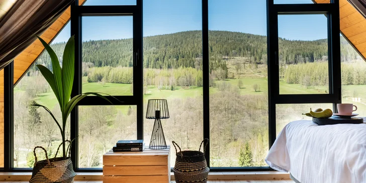 Poľská strana Sněžníku: raj cyklistov, moderné domčeky až pre 6 osôb s božským výhľadom, možnosť wellness