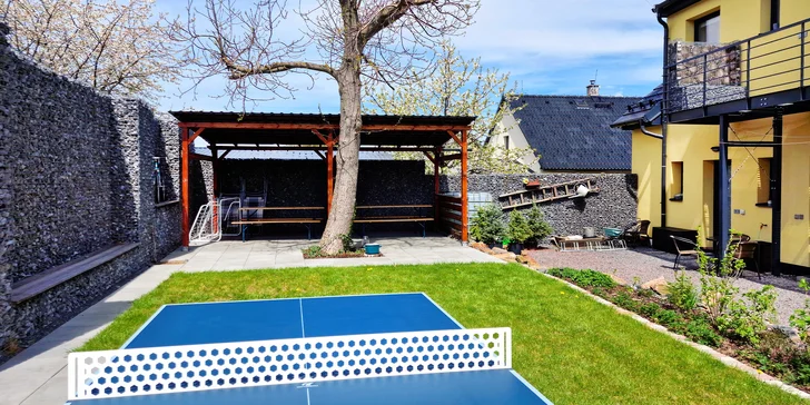 Moderné a priestranné apartmány v CHKO Železné hory pre pár aj rodinu