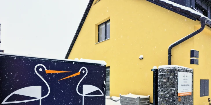 Moderné a priestranné apartmány v CHKO Železné hory pre pár aj rodinu