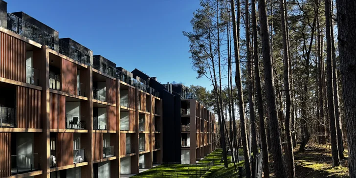 Nové apartmány pri Balte 15 min. od pláže: raňajky, bazény, vírivky a sauna