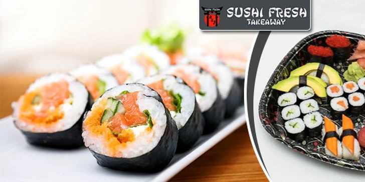 Japonský SUSHI fresh set s donáškou