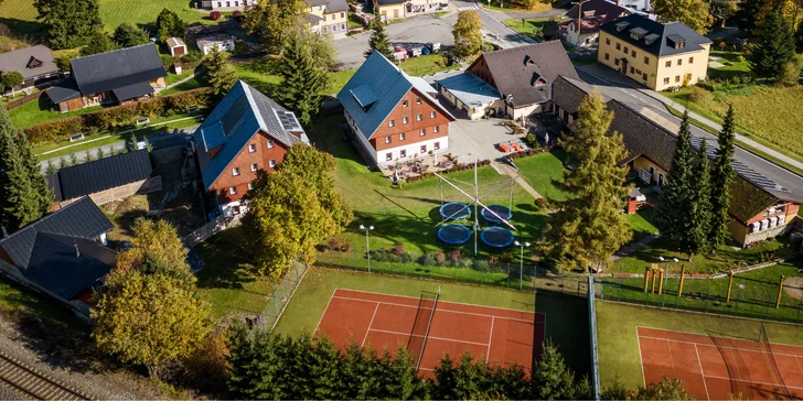 Dovolenka v Jeseníkoch: raňajky alebo polpenzia, športové vyžitie aj múzeum