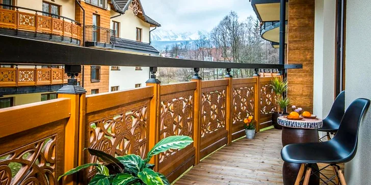 Apartmány s výhľadom na poľské Tatry