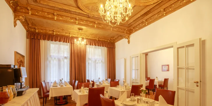 Luxusný hotel na karlovarskej kolonáde: pobyt s možnosťou raňajok aj pivných kúpeľov