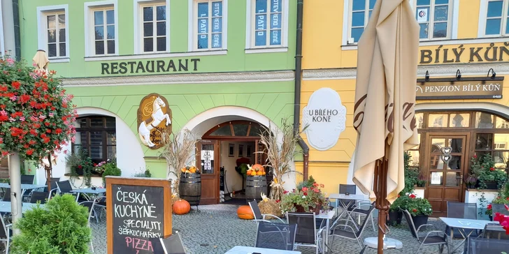 Dovolenka v Jizerských horách: penzión vo Frýdlante s raňajkami, polpenziou alebo plnou penziou