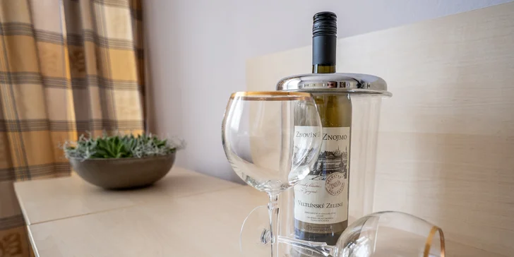 Pohodový pobyt v srdci kúpeľného mesta Poděbrady s polpenziou a vínom