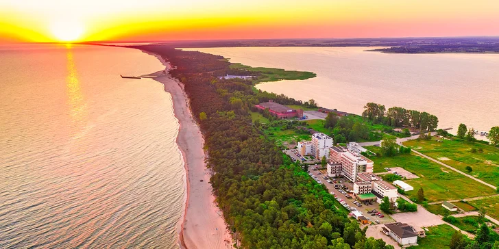 Rodinná dovolenka pri Balte a jazere Jamno: polpenzia, wellness a skvelé zázemie pre deti