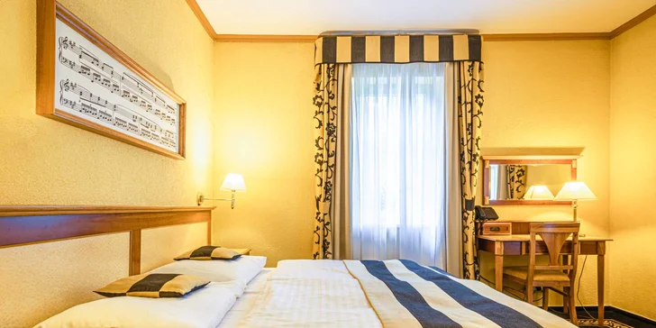 Relax v pokojnej časti Mariánskych Lázní: raňajky aj polpenzia, wellness a procedúry