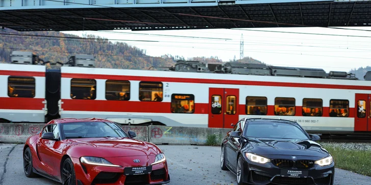 Zážitková jazda na Toyote Supre 500HP alebo BMW M4!
