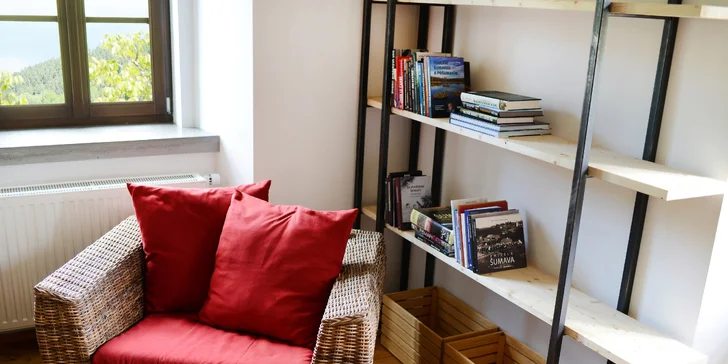 Pobyt na Šumave: moderne zrekonštruovaná fara v Rejštejně, 3 km od Kašperských hôr