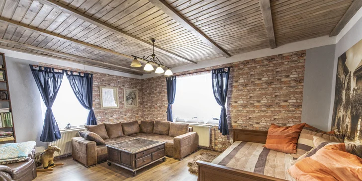 Romantické vidiecke apartmány na severe Čiech: možnosť exkurzie do sklárne aj posedenia v secesnej kaviarni