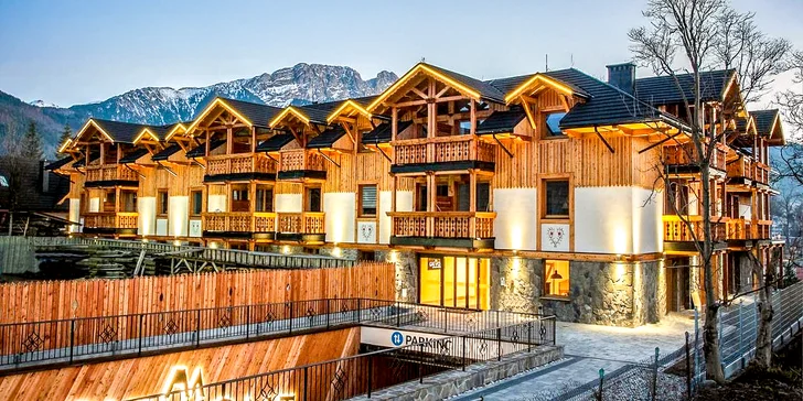 Luxusná dovolenka v centre Zakopaného: ubytovanie pre 2 až 6 osôb, aj zľavy do aquaparkov
