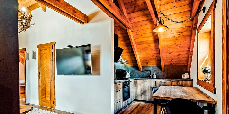 Kúzelný pobyt na Orave: moderná chalupa pre 8 osôb s privátnym mini wellness a veľkou záhradou