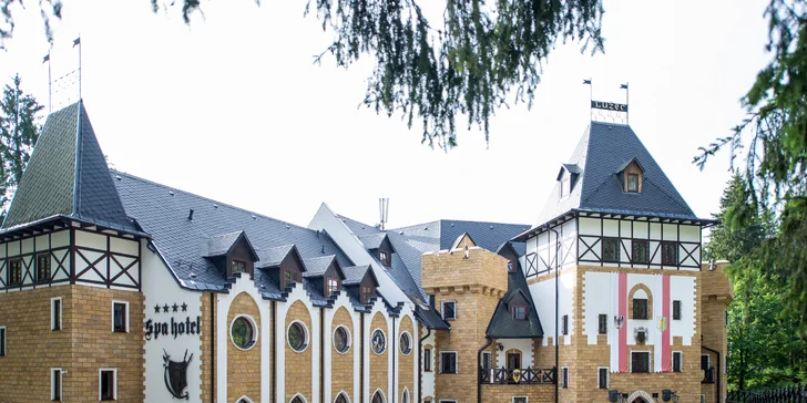 Pobyt na zámku pri Karlových Varoch: neobmedzený wellness, polpenzia, masáž aj procedúry