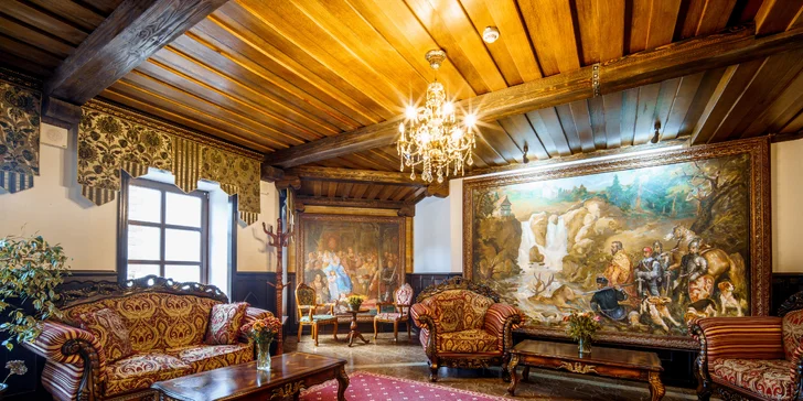 Pobyt na zámku pri Karlových Varoch: neobmedzený wellness, polpenzia, masáž aj procedúry