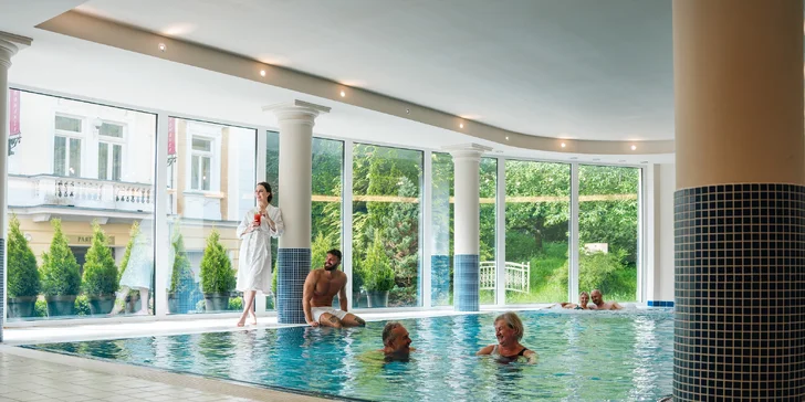 Pobyt v Mariánskych Lázňach: raňajky alebo polpenzia a neobmedzený wellness