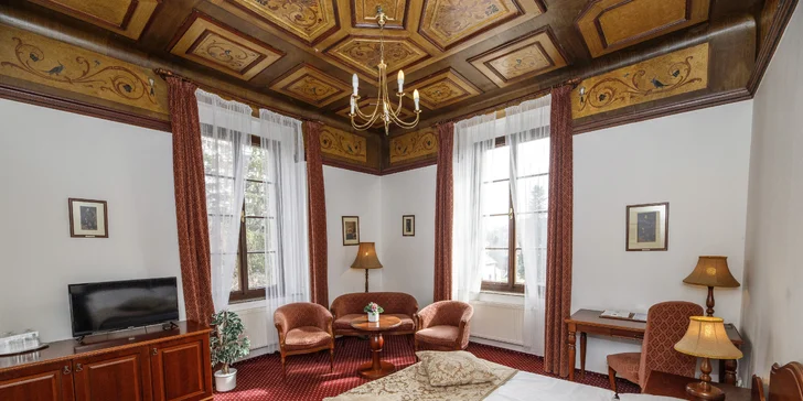 Pobyt v Golf Resorte Konopiště: raňajky, polpenzia alebo plná penzia, procedúry a neobmedzený wellness