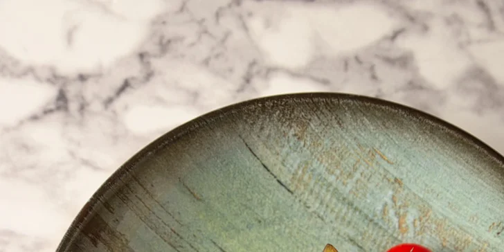 Kačacie prsia s bryndzovými arancinami, terinka z kačacej pečene a vývar