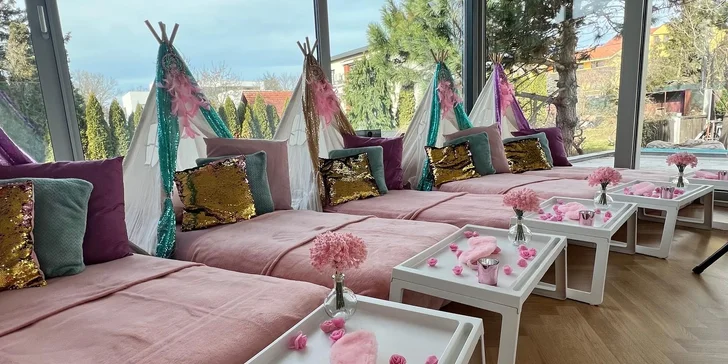 TeePee stan aj filmové plátno na párty či detskú oslavu