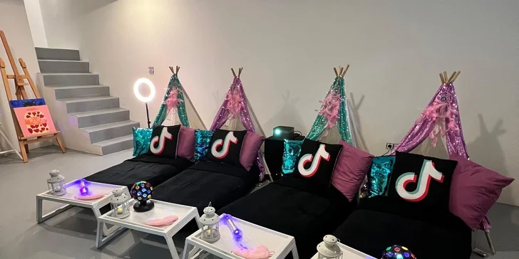 TeePee stan aj filmové plátno na párty či detskú oslavu