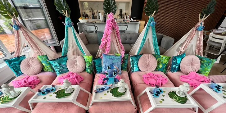 TeePee stan aj filmové plátno na párty či detskú oslavu