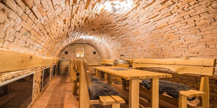 Pobyt vo Veľkých Bíloviciach: krásne ubytovanie v pivnici až pre 10 osôb aj s občerstvením