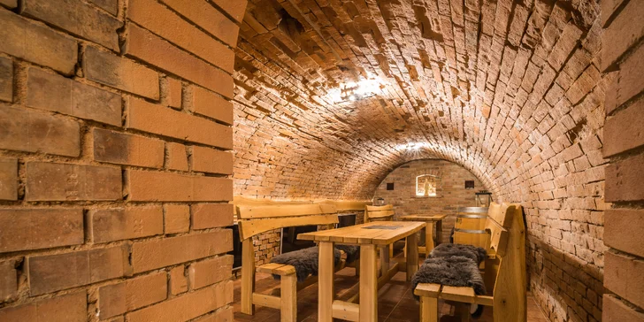 Pobyt vo Veľkých Bíloviciach: krásne ubytovanie v pivnici až pre 10 osôb aj s občerstvením