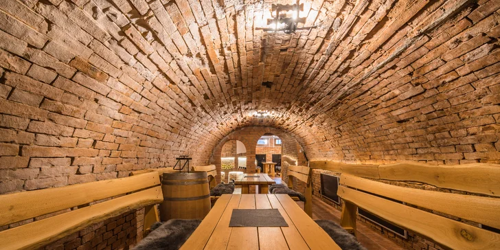 Pobyt vo Veľkých Bíloviciach: krásne ubytovanie v pivnici až pre 10 osôb aj s občerstvením