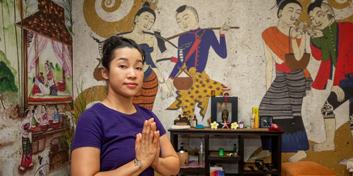 Thajská olejová aromatická masáž: 30 alebo 60 minút relaxu