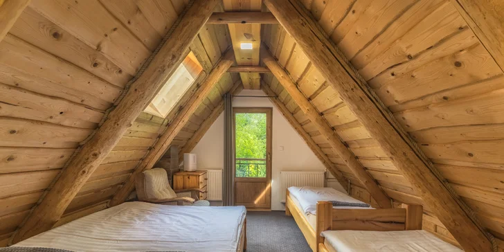 Ubytovanie v čarovnej chalúpke v Ždiari s raňajkami a možnosťou wellness