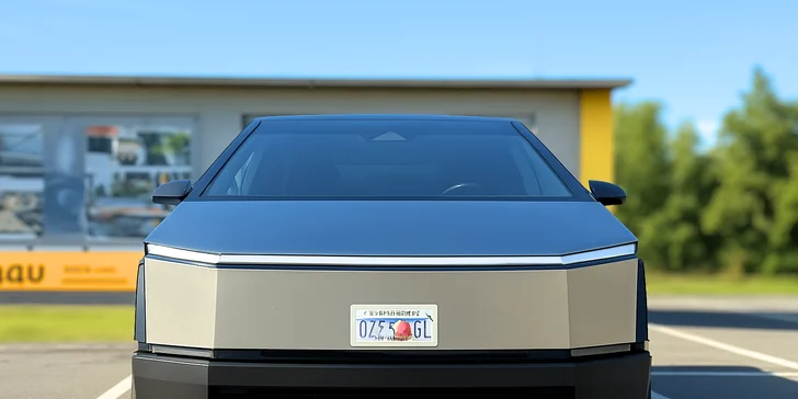 Tesla Cybertruck: jazda na okruhu v Hradci Králové, 1-3 kolá