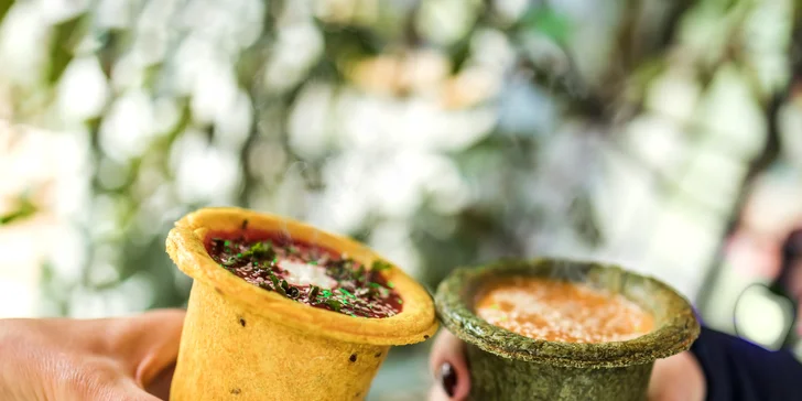 Soupculture Košice – polievka podľa výberu podávaná v jedlom chlebovom poháriku