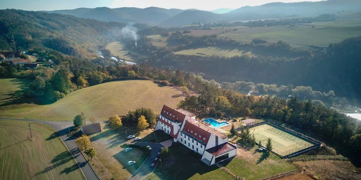 Za krásami Křivoklátska: hotel s raňajkami alebo polpenziou a wellness