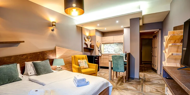 Znamenitý pobyt v Jasnej: moderné kompletne zariadené apartmány vhodné pre páry aj väčšie rodiny