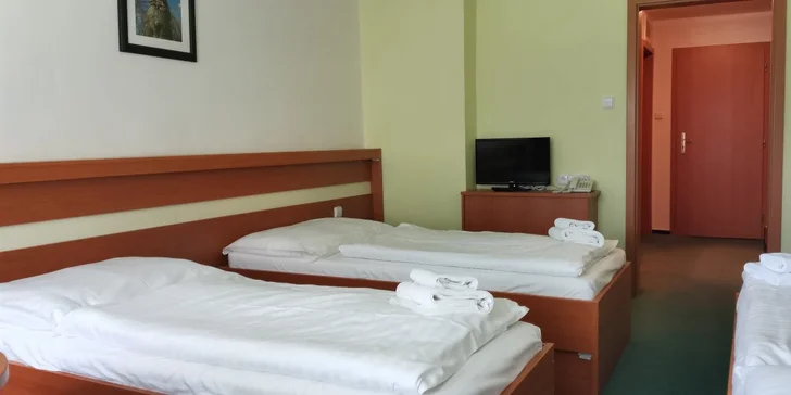 Pobyt na Vysočine: raňajky alebo polpenzia aj neobmedzený vstup do bazéna