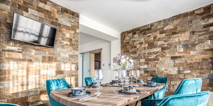 Moderné apartmány v Demänovskej doline: možnosť wellness a polpenzie v 4* hoteli