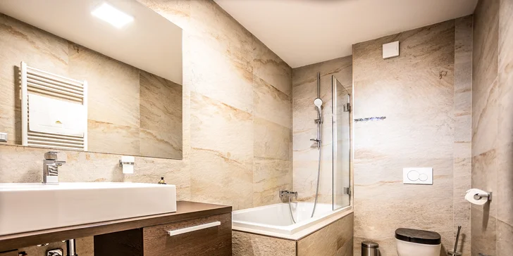 Moderné apartmány v Demänovskej doline: možnosť wellness a polpenzie v 4* hoteli