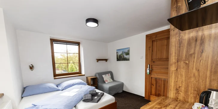 Dovolenka v Českom Švajčiarsku: raňajky, 3-chodová večera aj privátna sauna a vírivka