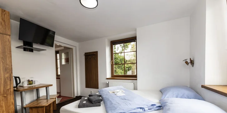 Dovolenka v Českom Švajčiarsku: raňajky, 3-chodová večera aj privátna sauna a vírivka