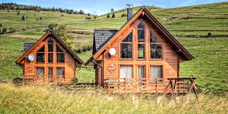 Komfortné chatky v nádhernom prostredí Belianskych Tatier: pobyt vhodný pre rodiny aj väčšie skupiny priateľov