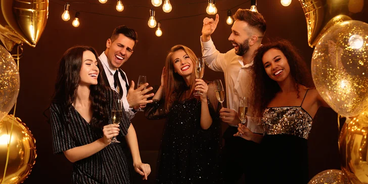 Silvestrovský večierok vo Vysokých Tatrách: bohaté menu, prípitok aj tombola